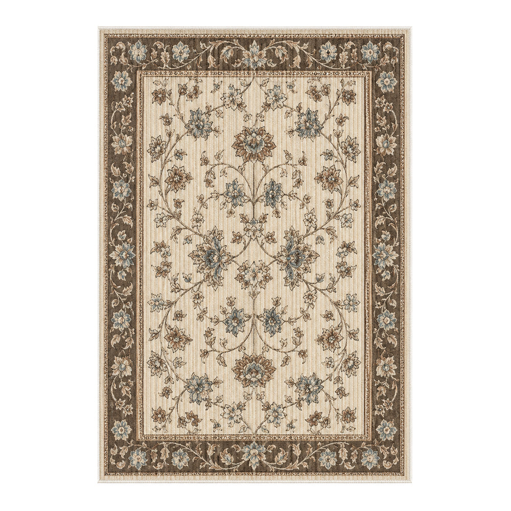 Vianna Chocolate Brown Ivory Rug