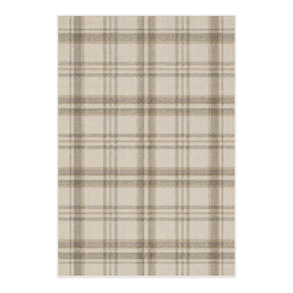 Briar Neutral Beige & Taupe Plaid Rug