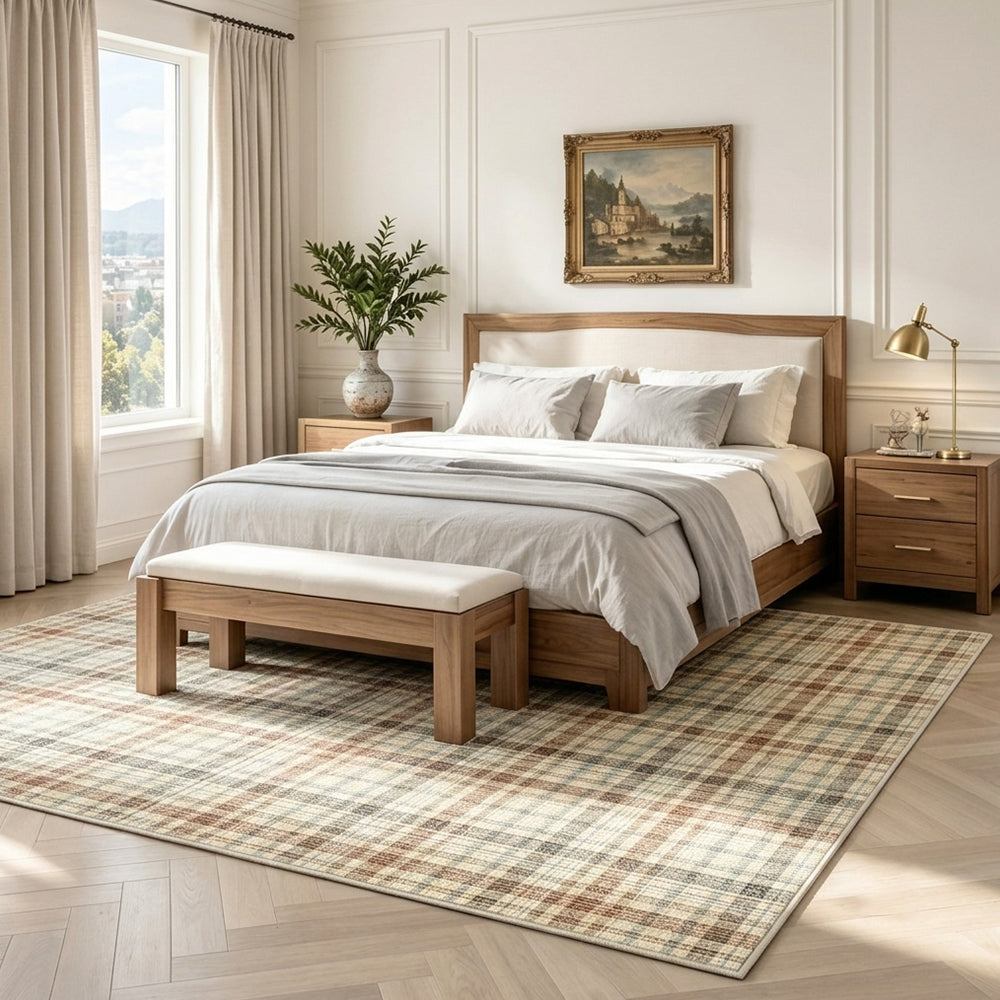 Haven Cream Base Muted Earth Rug