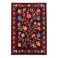 Fuzzy Trim Border Tree of Life Rug