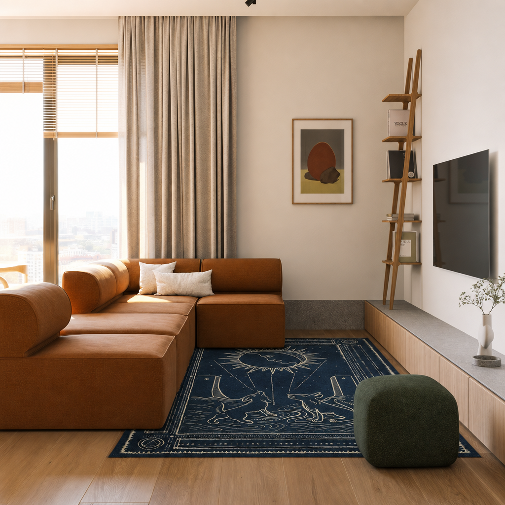 Thalassa Navy Cream Rug
