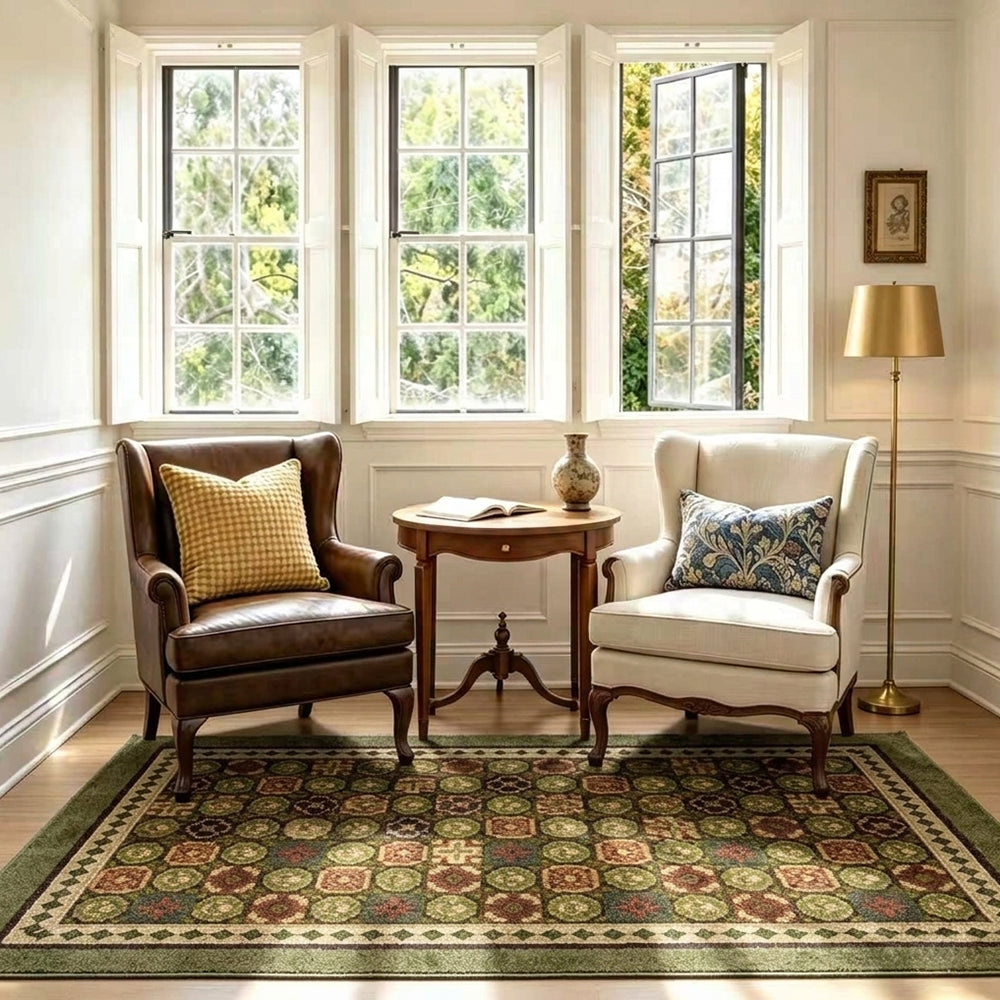 Kinsley Moss Green Terracotta Rug