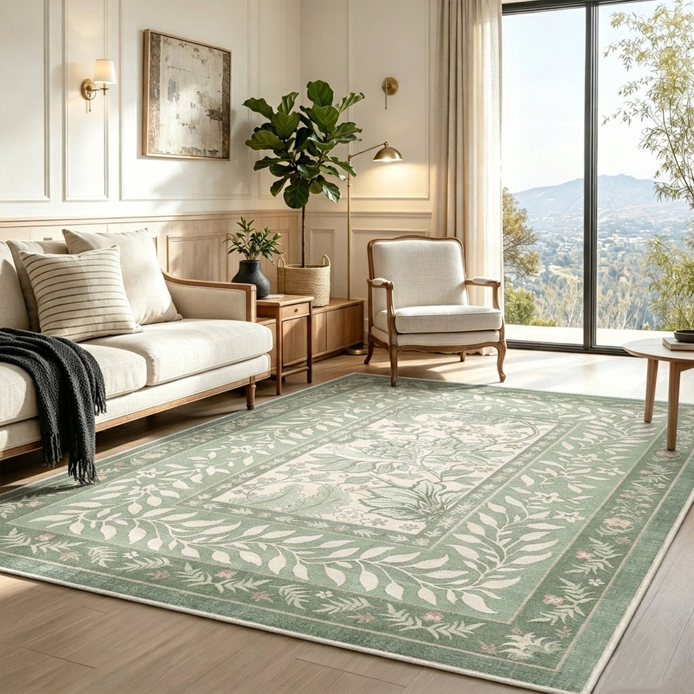 Liora Green & Ivory Rug