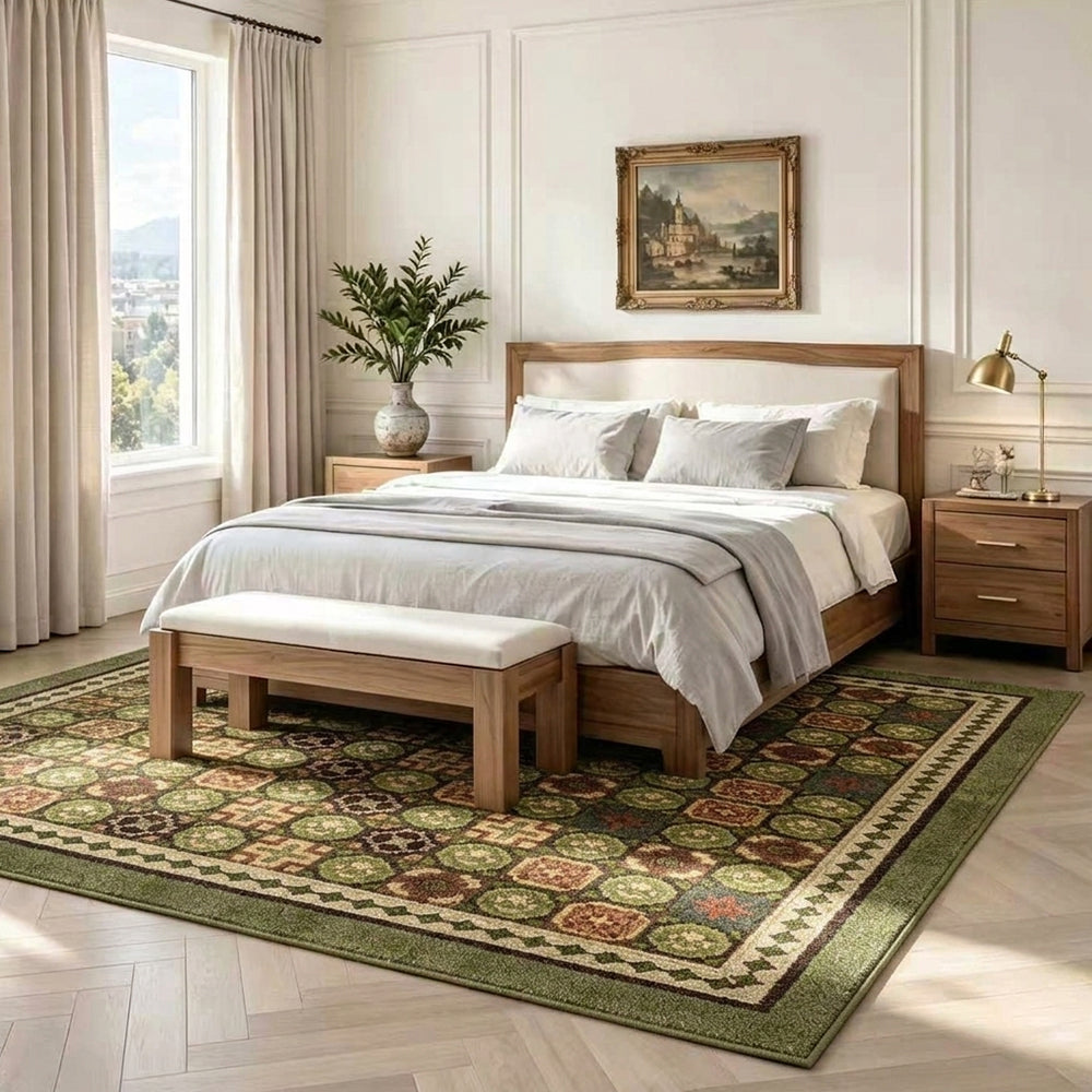 Kinsley Moss Green Terracotta Rug