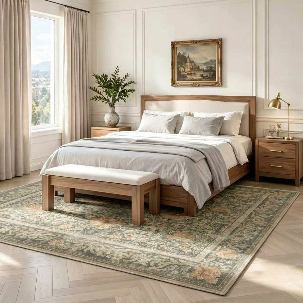 Florinda Moss Green Amber Rug