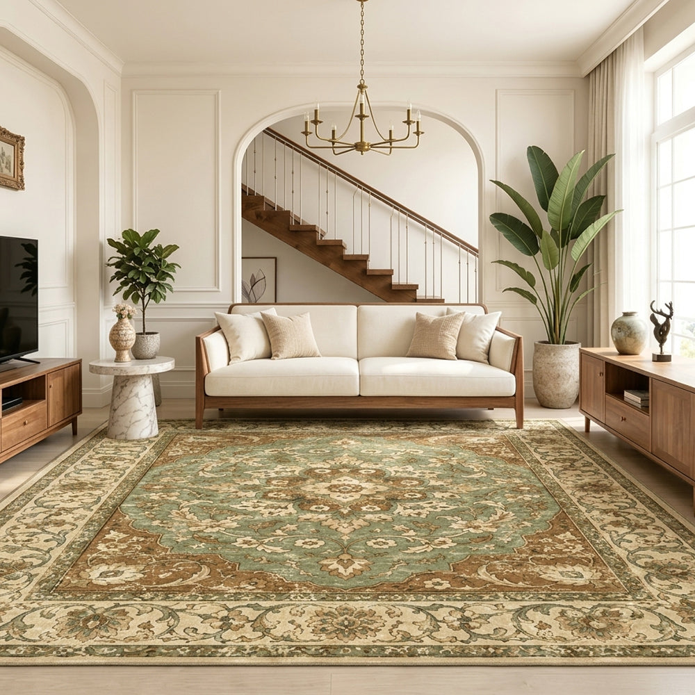 Celestia Sage Green Ivory Rug