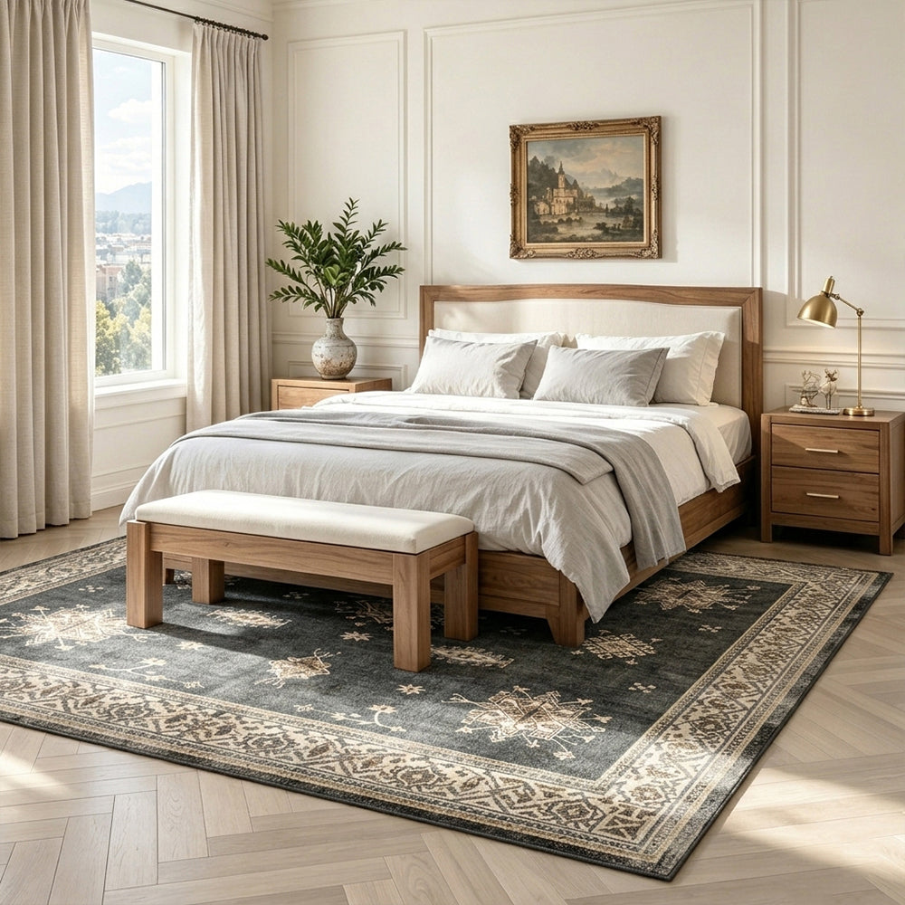 Kaelin Charcoal & Ivory Rug