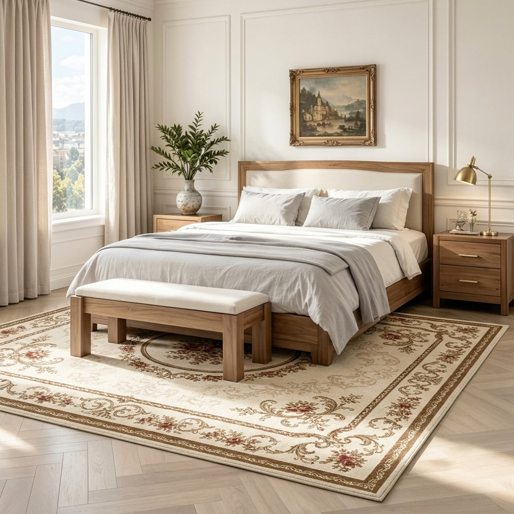 Seraphina Ivory Dusty Rose Rug