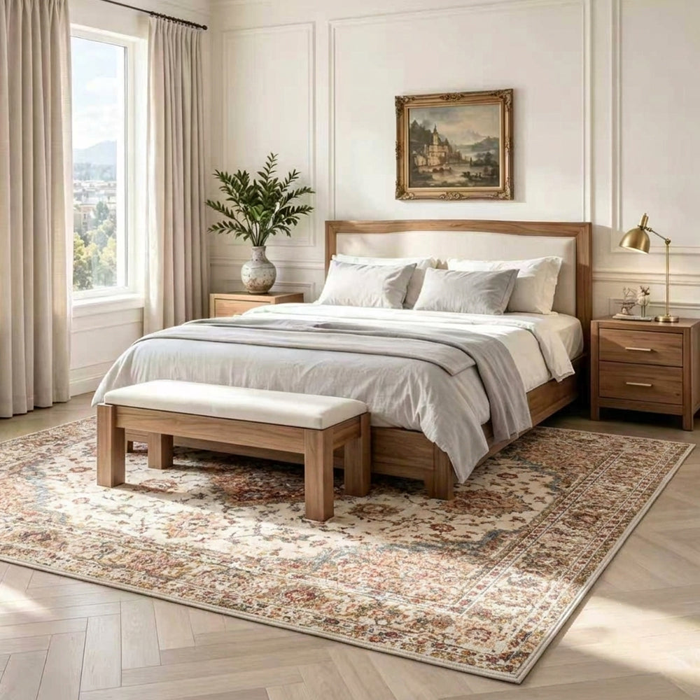 Zylah Dusty Blush Ivory Rug