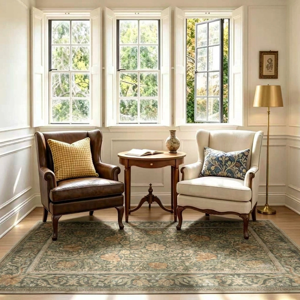 Florinda Moss Green Amber Rug