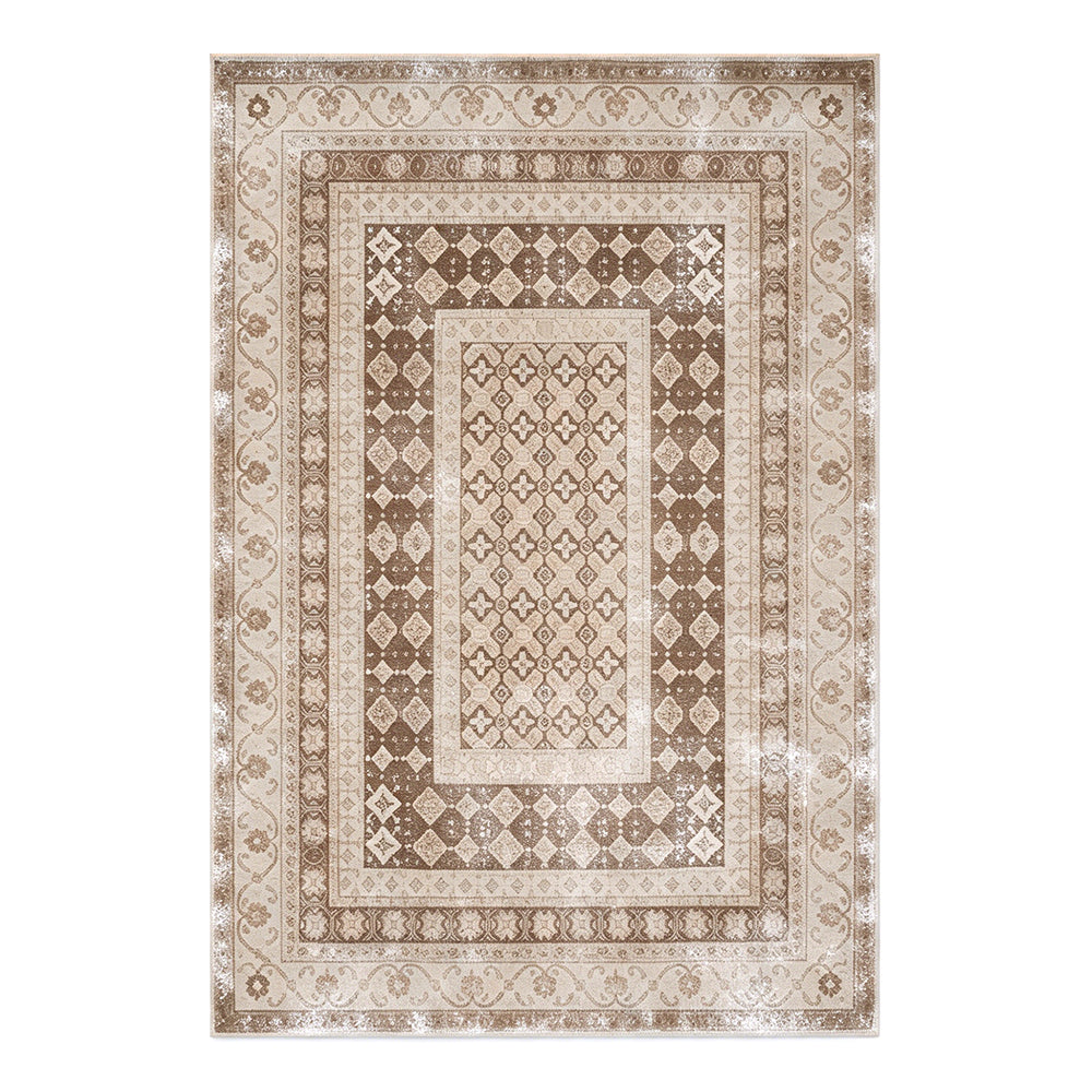 Talia Mocha Brown Ivory Rug