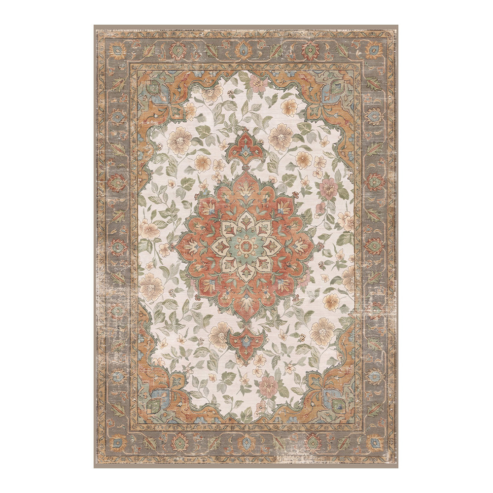 Faelina Cream Terracotta Sage Rug