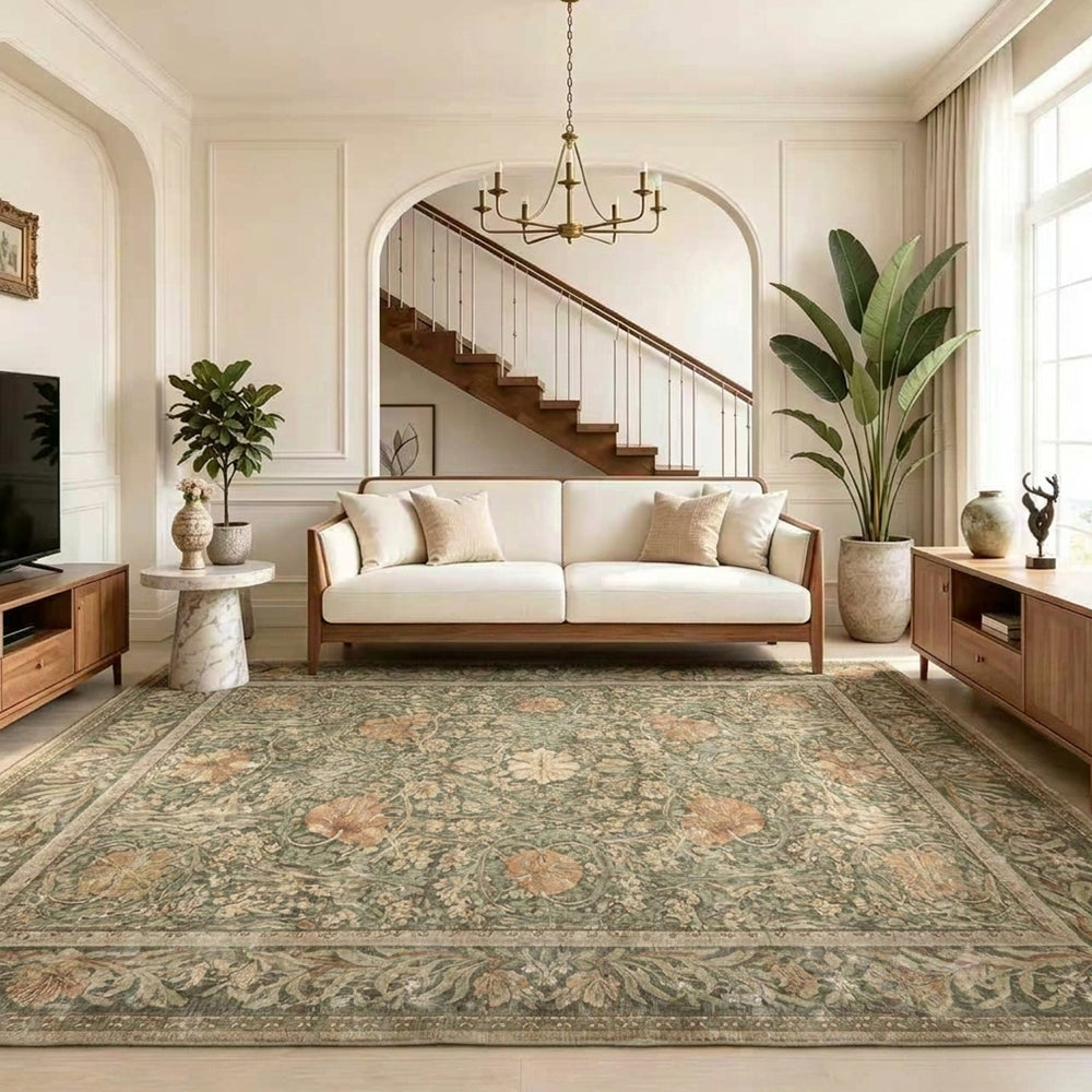 Florinda Moss Green Amber Rug