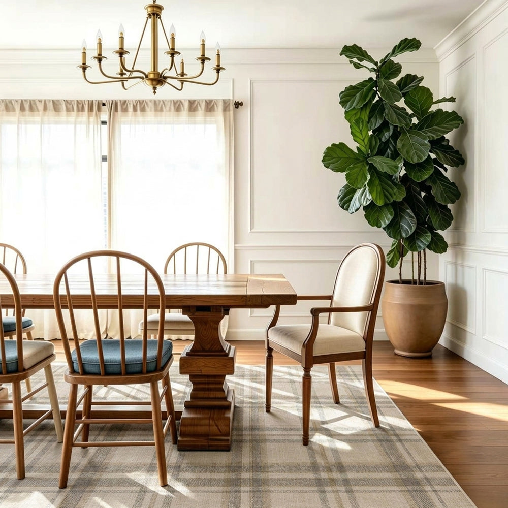 Briar Neutral Beige & Taupe Plaid Rug