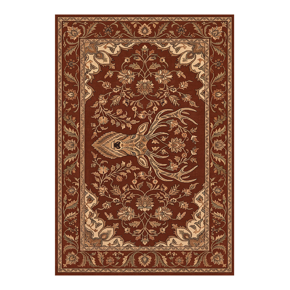 Zorvyn Rust Auburn Cream Taupe Multi Rug