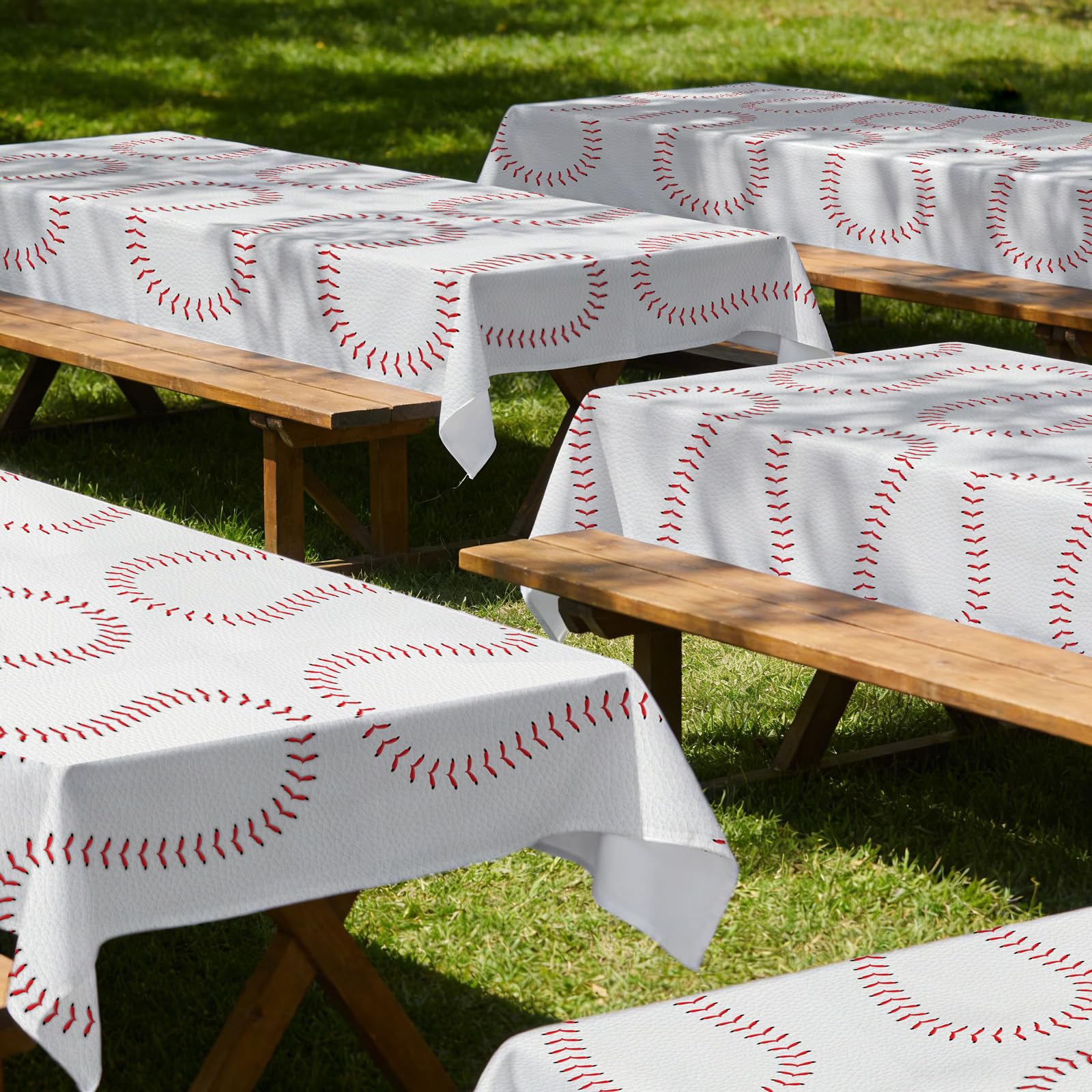 Baseball Stitch Sport Tablecloth