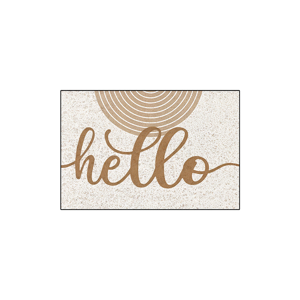 Boho Hello Sun Print Coil Entrance Mat