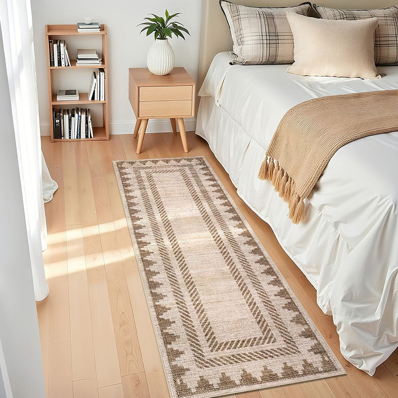 Borin Sand Warm Umber Multi-Layer Tribal Rug