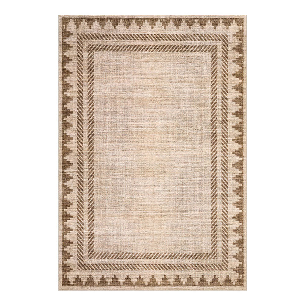Borin Sand Warm Umber Multi-Layer Tribal Rug