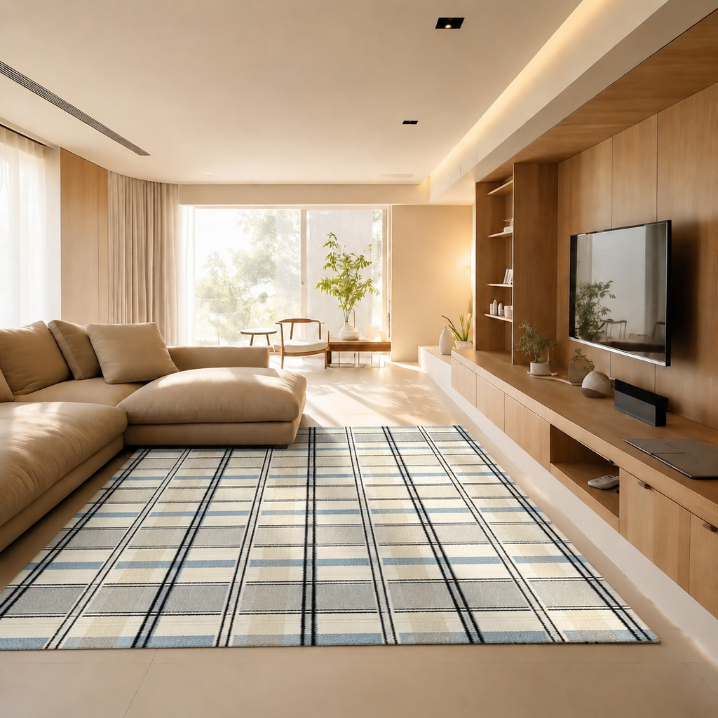 Bryndis Cream Blue Grey Multi Rug
