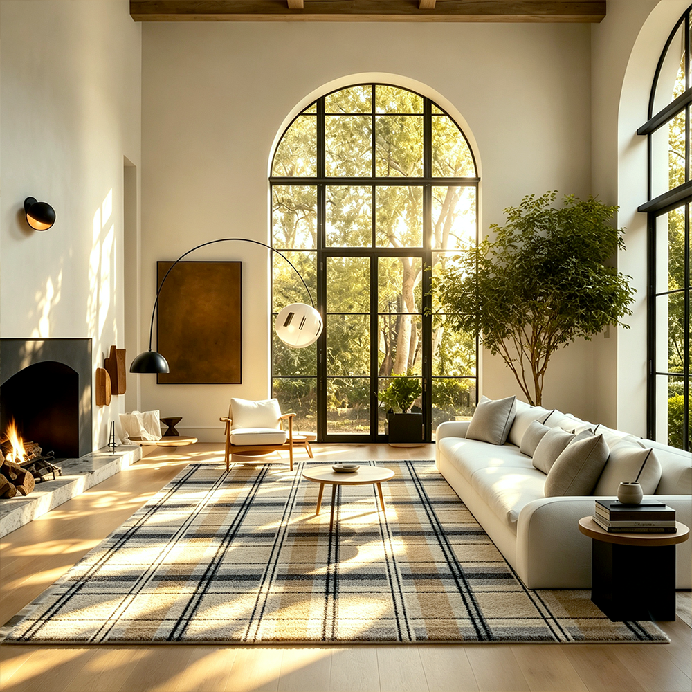 Bryndis Cream Blue Grey Multi Rug