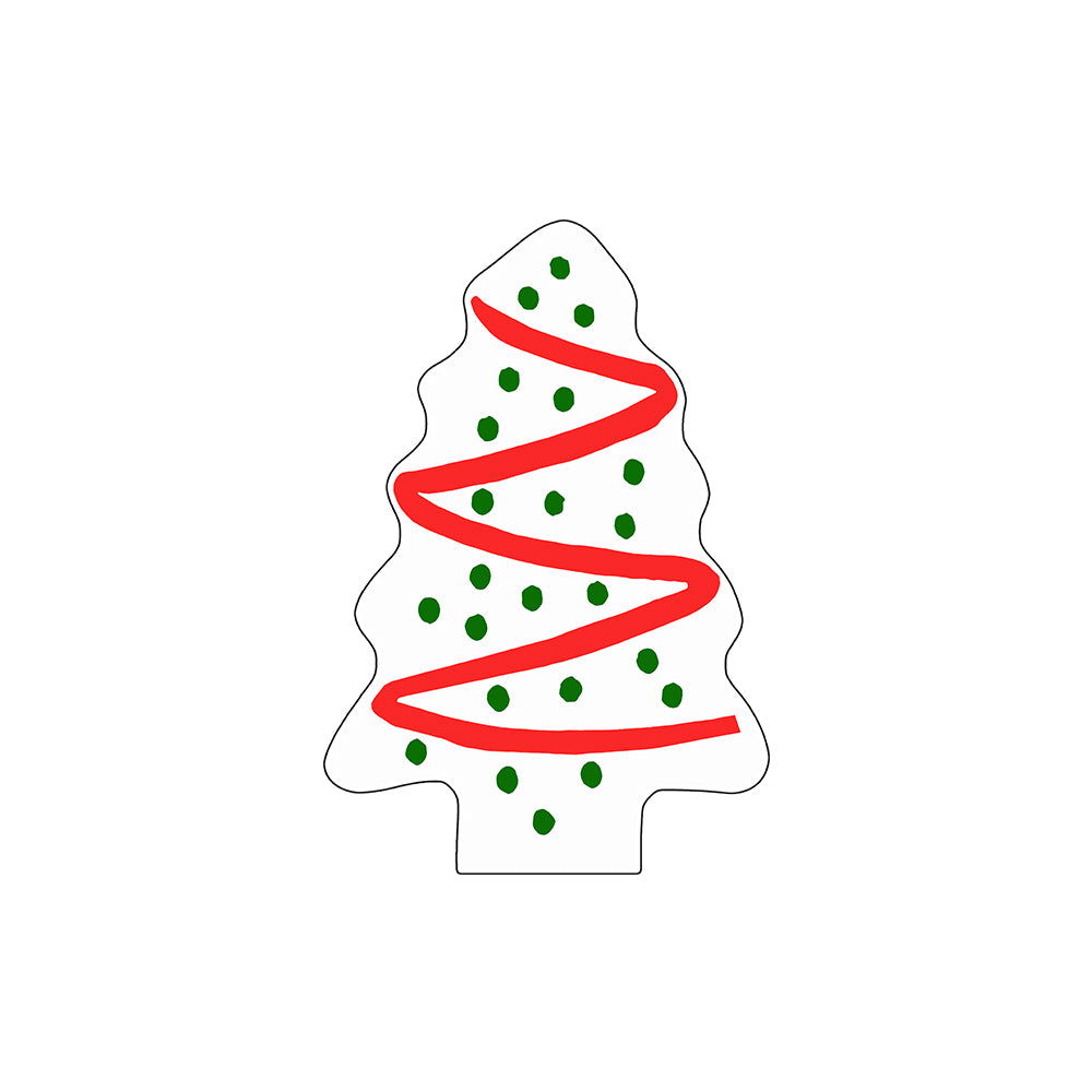 Christmas Tree Cookie Rug