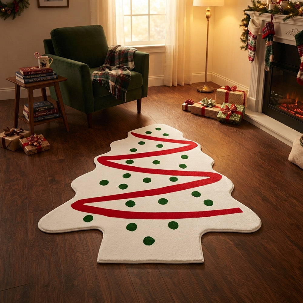 Christmas Tree Cookie Rug
