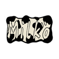 Clarisse Cream Ivory Black Cow Print Milk Rug