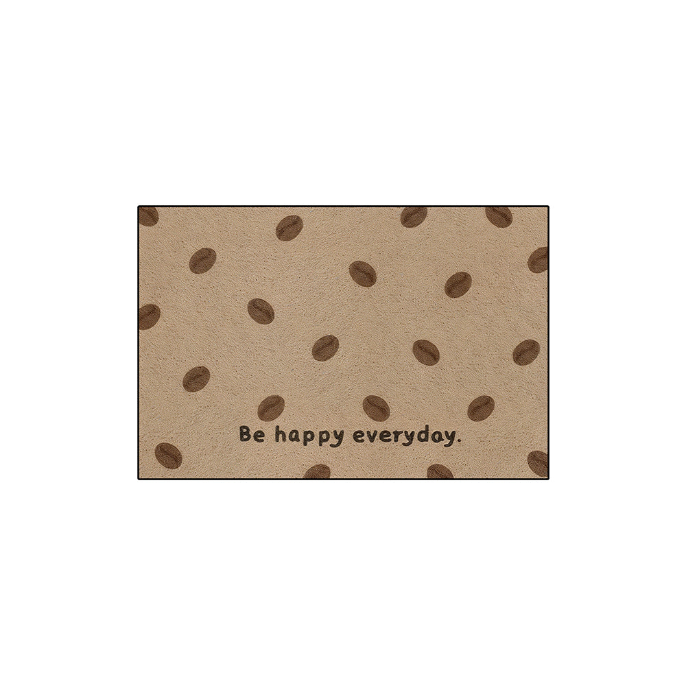 Coffee Bean Dot Coil Entrance Mat