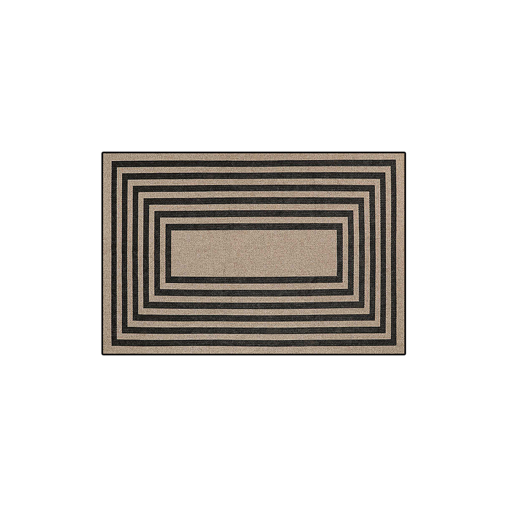 Concentric Rectangular Stripe Coil Entrance Mat