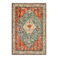 Corin Turquoise Rust Multi-Tone Rug