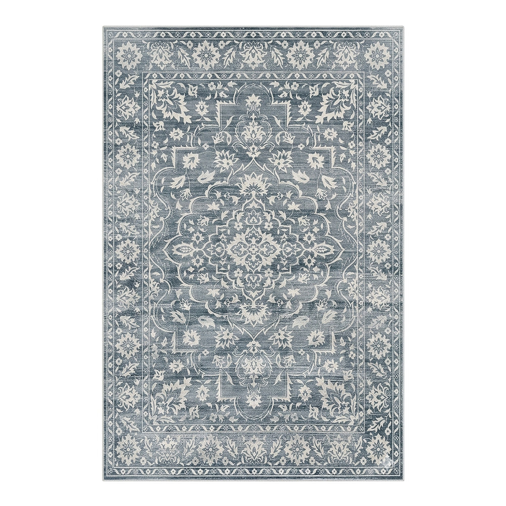 Corinth Navy Blue Neutral Single-Tone Rug