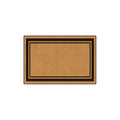 Double Black Border Plain Coil Entrance Mat