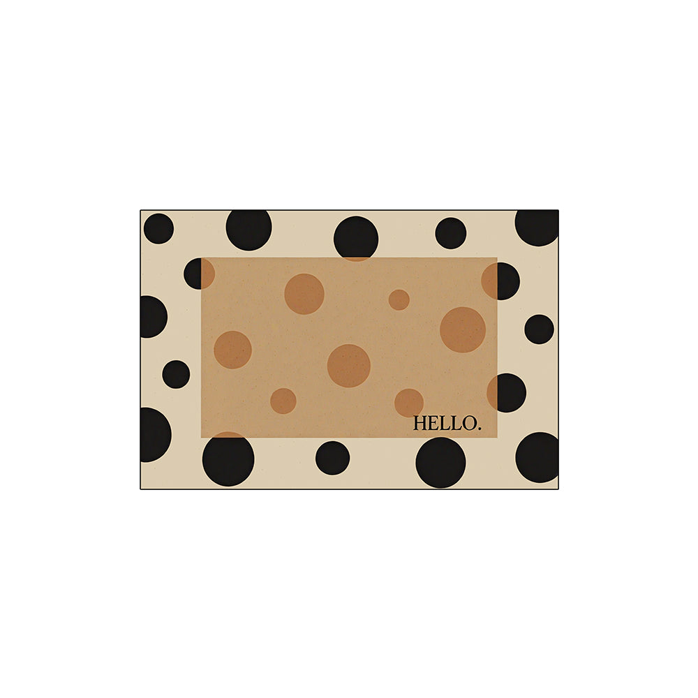 Double Layer Polka Dot Coil Entrance Mat