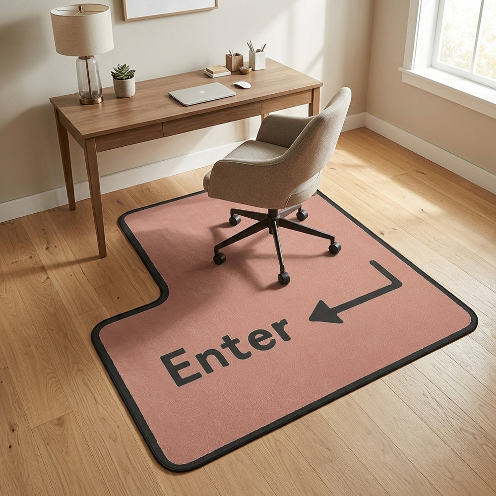 Elari Dusty Terracotta L-Shaped Rug