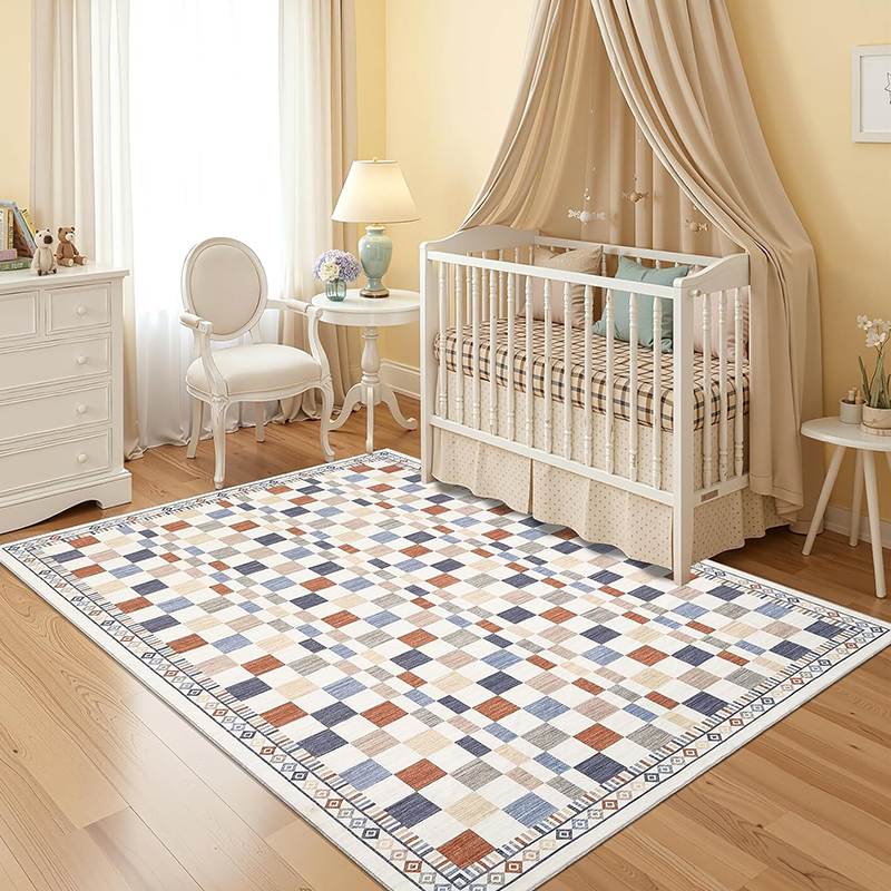 Elisand Cream Rust Slate Taupe Rug