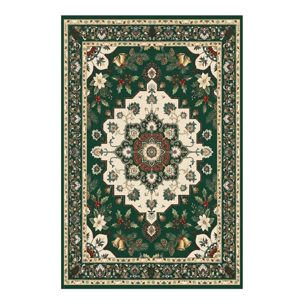 Ellis Green Beige Rug
