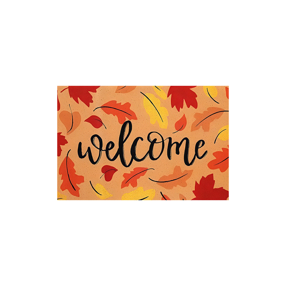 Fall Maple Leaf Coil Entrance Mat