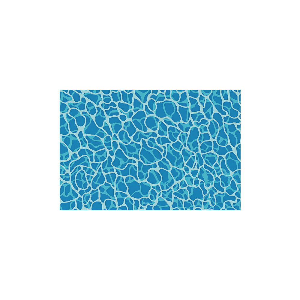 Fresh Pool Water Ripple Coil Bath Mat