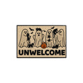 Ghost Black Cat Coil Entrance Mat
