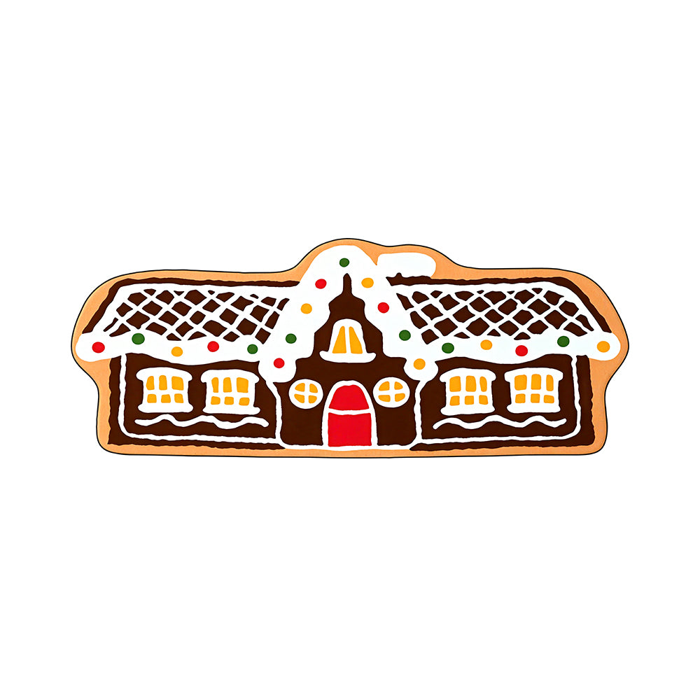 Gingerbread House Christmas Rug