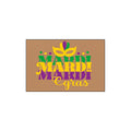 Gras Multi-Color Mask Feather Coil Entrance Mat