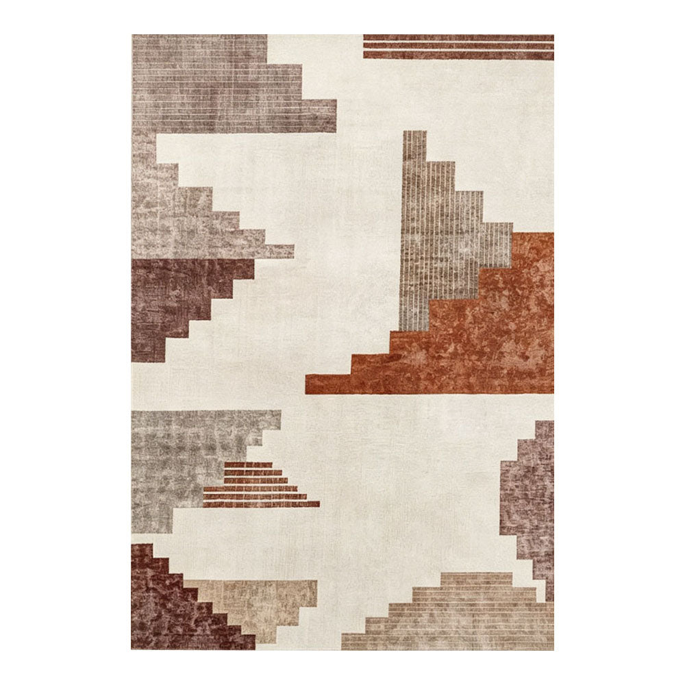 Hadrin Oat Cream Rust Taupe Sand Rug