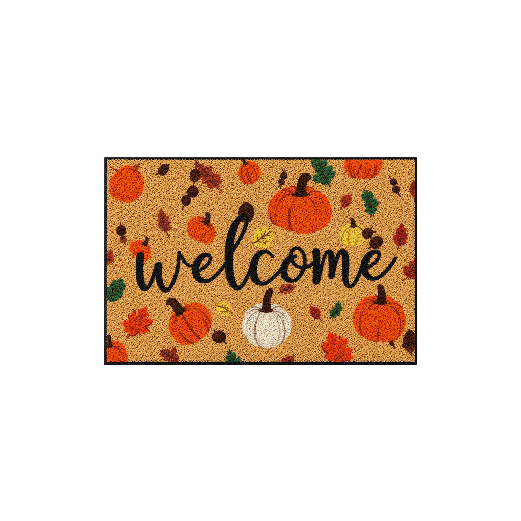 Halloween Pumpkin Coil Entrance Mat