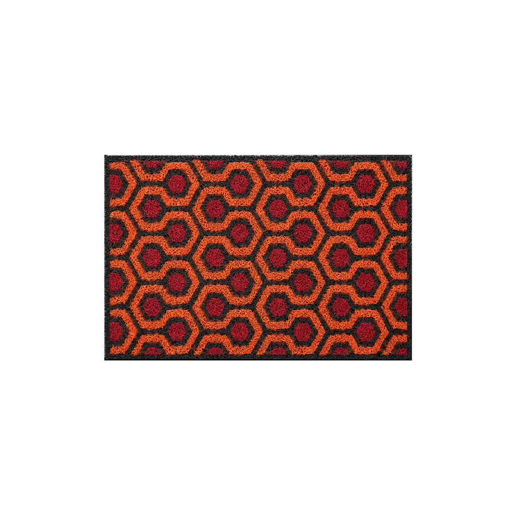 Hexagon Geometric Coil Entrance Mat