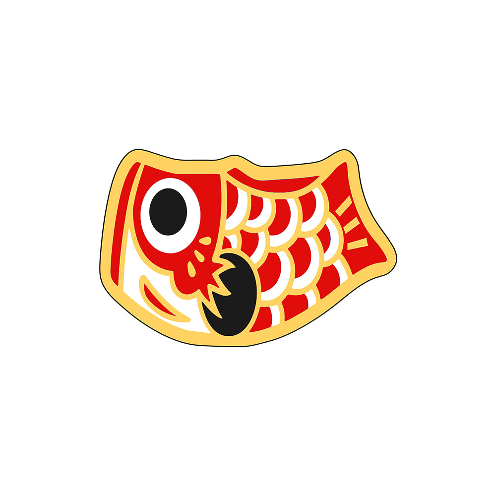 Lucky Koi Fish Head Coil Entrance Mat