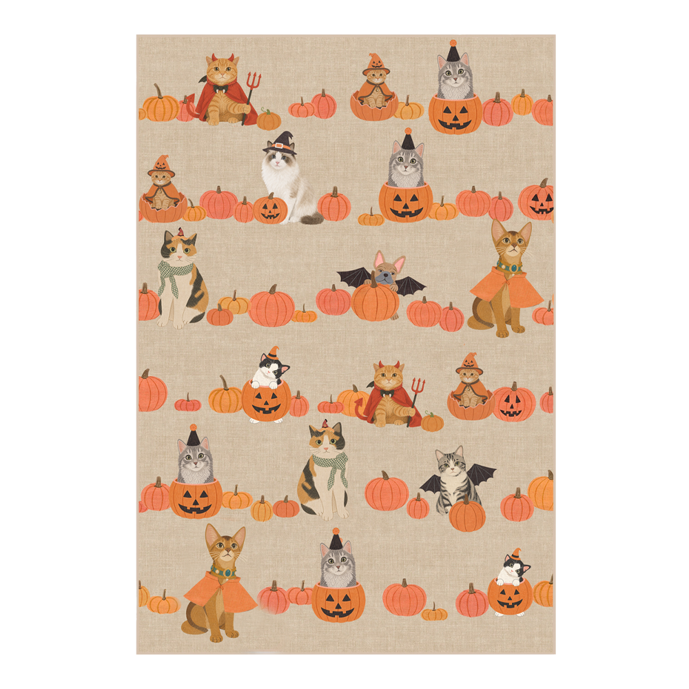 Kaelara Oatmeal Orange Multicolor Rug