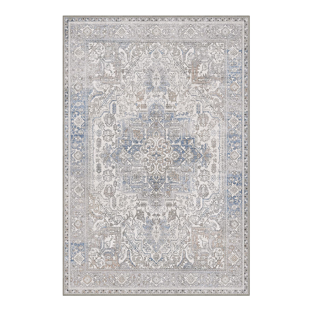 Kaelior Ivory Light Blue Neutral Rug