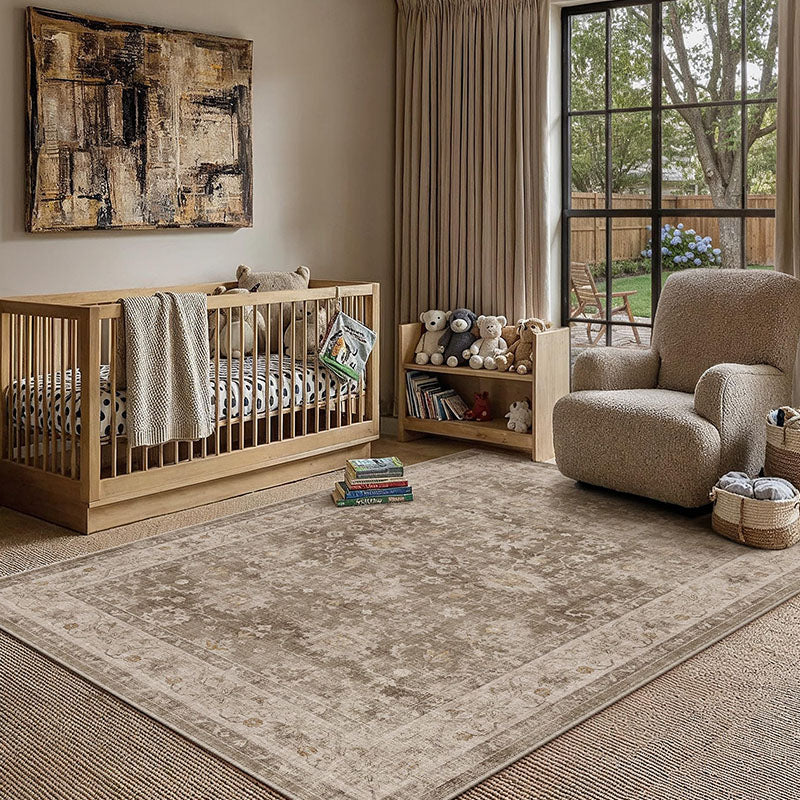 Kaelthos Taupe Single-Tone Rug
