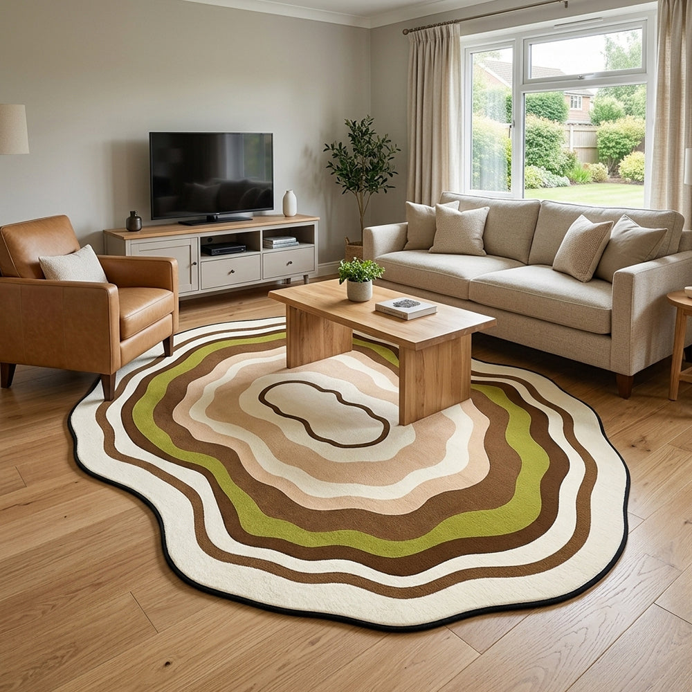 Kai Multi Earth Tone Agate Rug